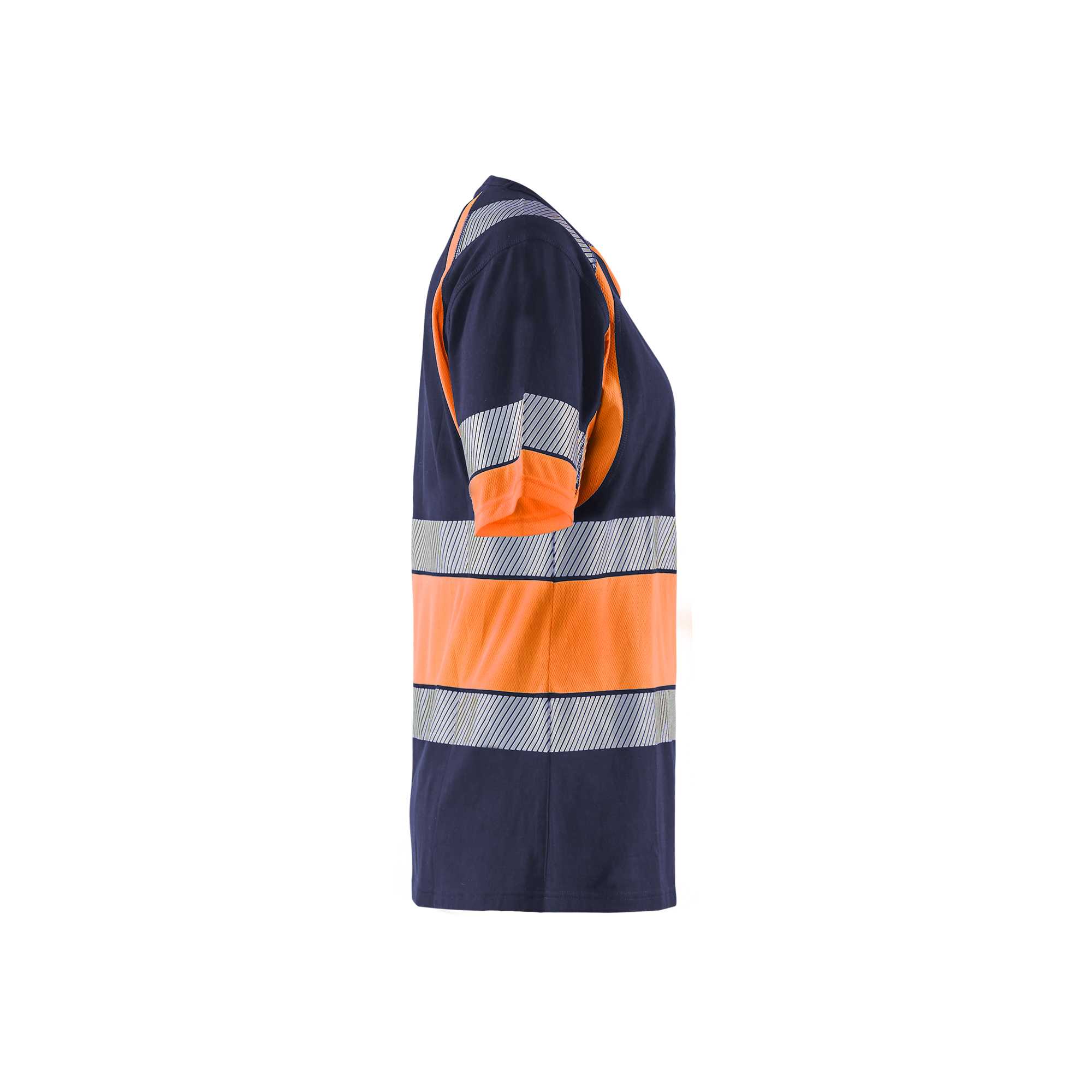 BLAKLADER 34101030 Women’s Hi Vis T Shirt Hi Vis Reflective Short Sleeve Work T-Shirt WOMEN - 100% Cotton